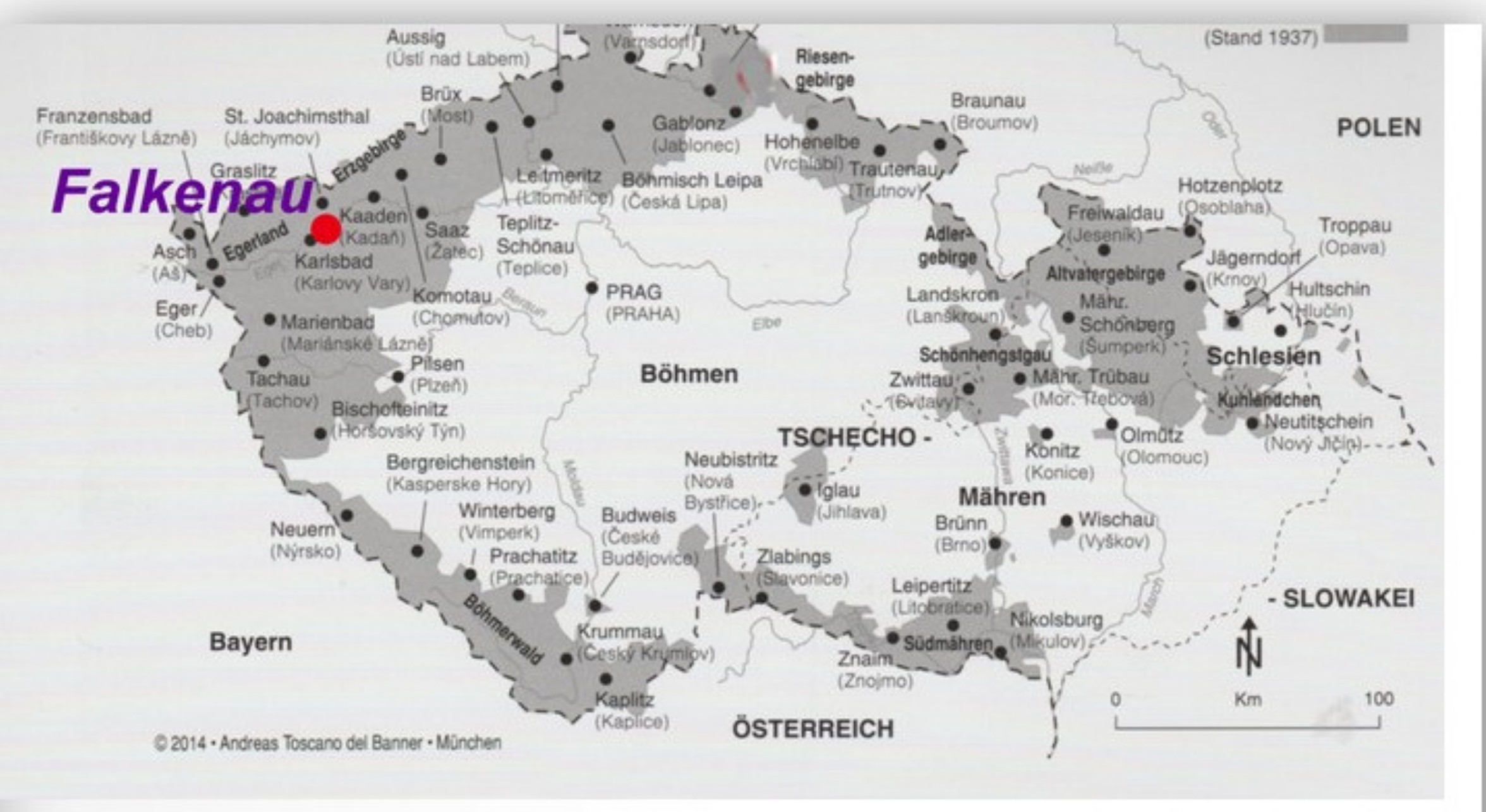 Falkenau Das Sudetenland Unsere Städte