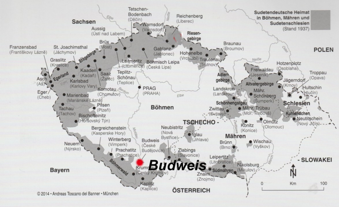 Budweis - Das Sudetenland- Unsere Städte